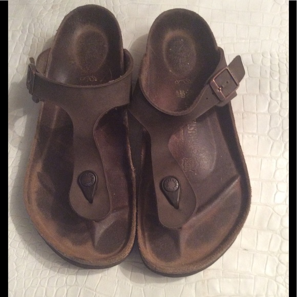 Birkenstock Shoes - Birkenstock leather sandals